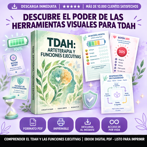 TDAH: Kit Visual de Funciones Ejecutivas y Regulación Emocional