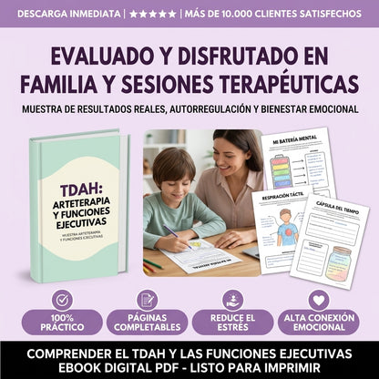 TDAH: Kit Visual de Funciones Ejecutivas y Regulación Emocional